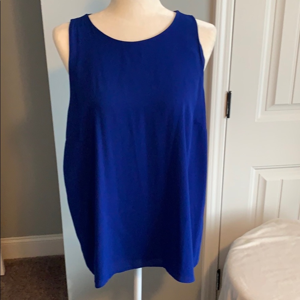 VINCE CAMUTO blue Blouse
